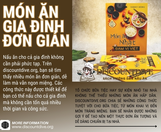 Hỗ Trợ SÁCH HƯỚNG DẪN NẤU ĂN DISCOUNTDIVE